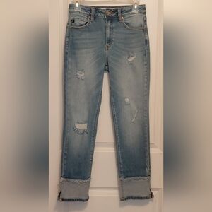 KanCan Light Blue Distressed Skinny Jeans